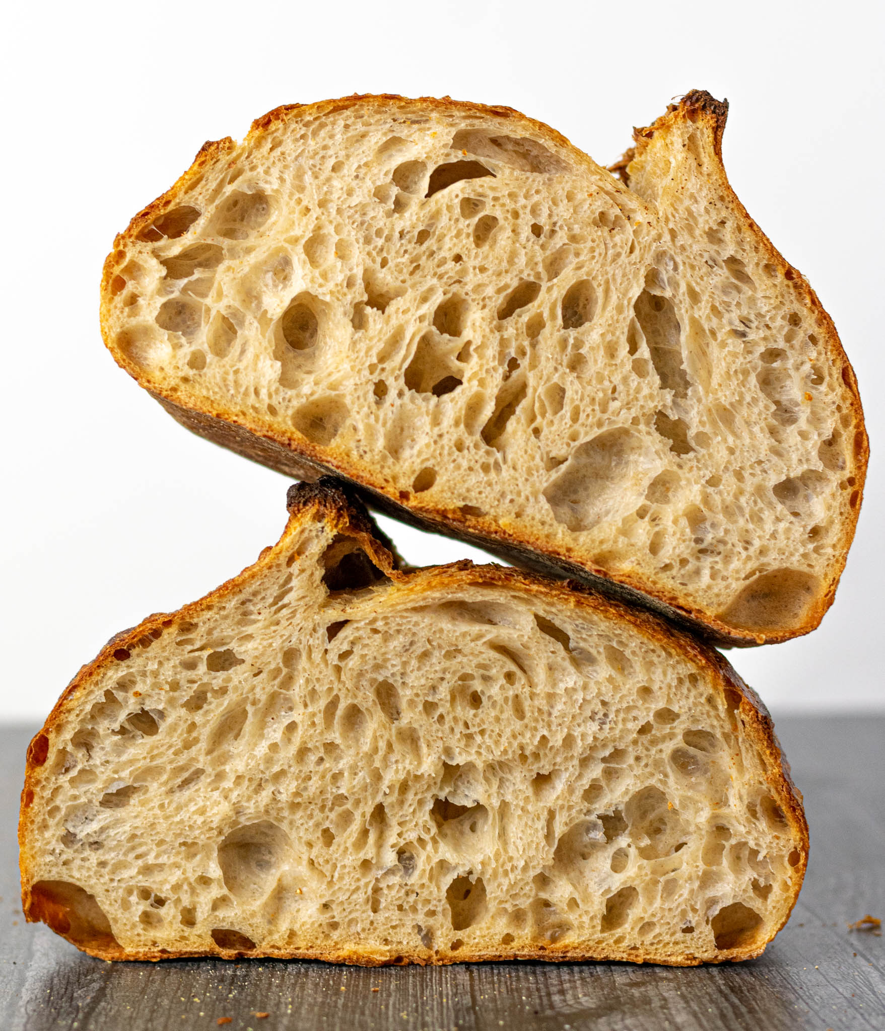 Turn on Captions] The SIMPLEST OPEN CRUMB Sourdough Bread - NO Food Scale,  Banneton or Dutch Oven 