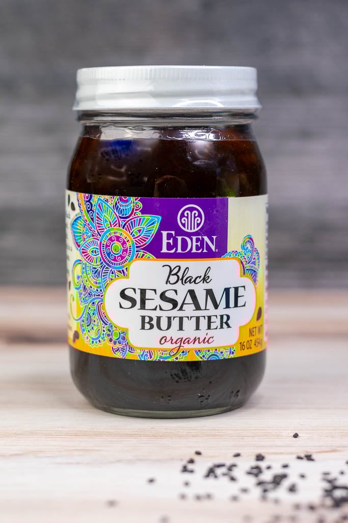 Jar if Black Sesame Paste or black sesame tahini