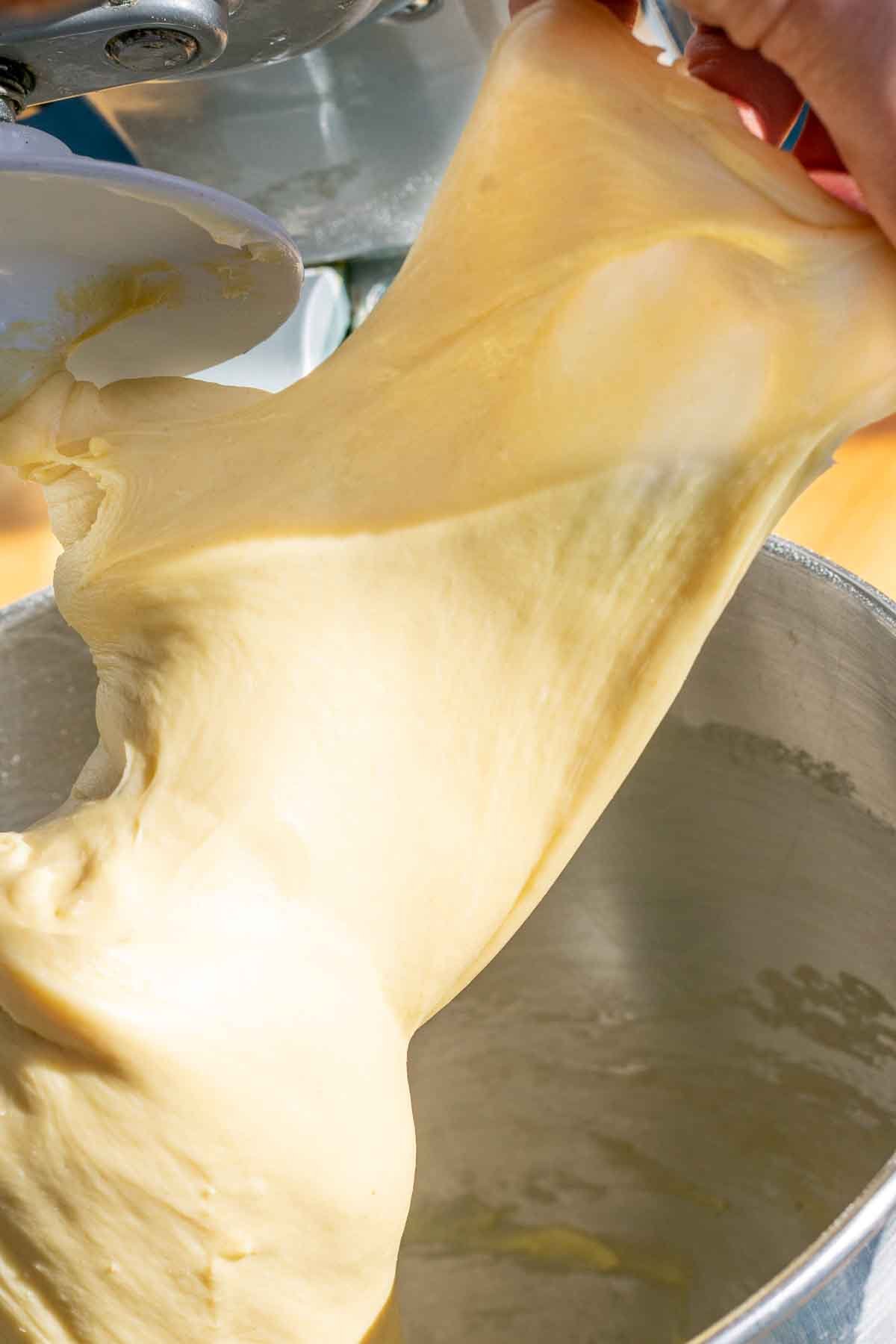 Mixed sourdough babka dough