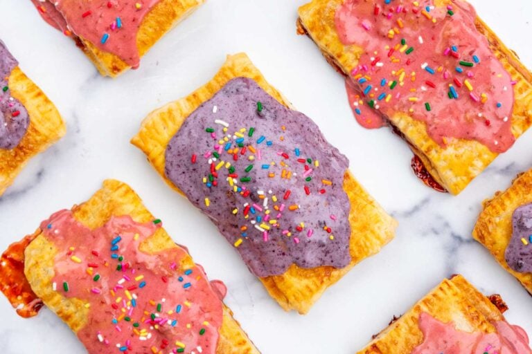 Sourdough Pop Tarts with blueberry and strawberry jam