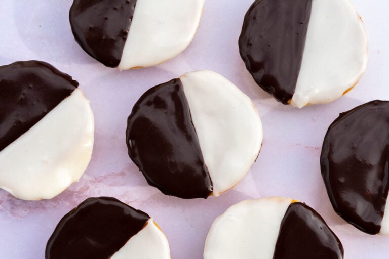 Sourdough Black and White Cookies.