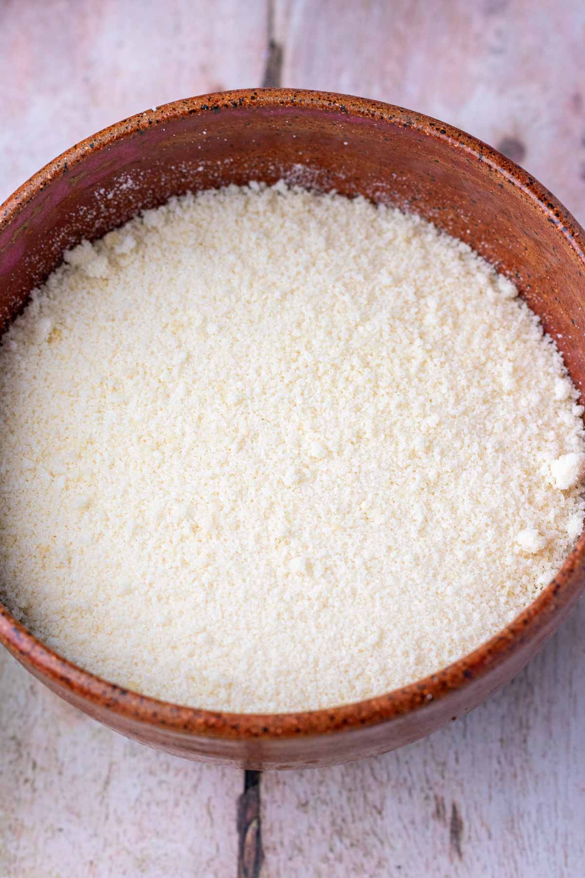 Bowl of toasted sugar.