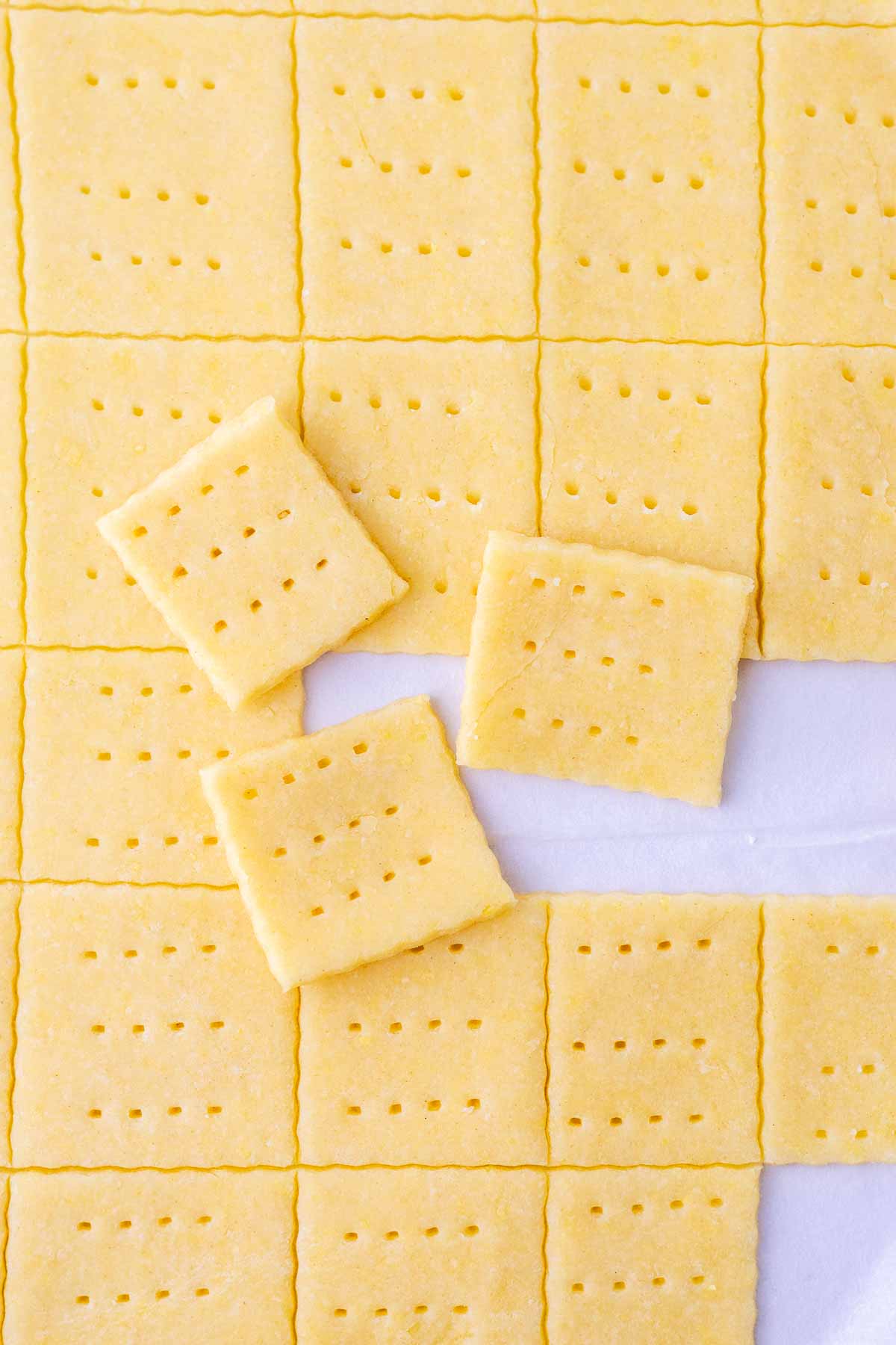 Sliced Sourdough Butter Crackers.
